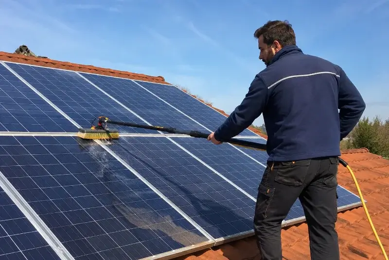 Nettoyage et entretien de panneaux solaires à Riaillé